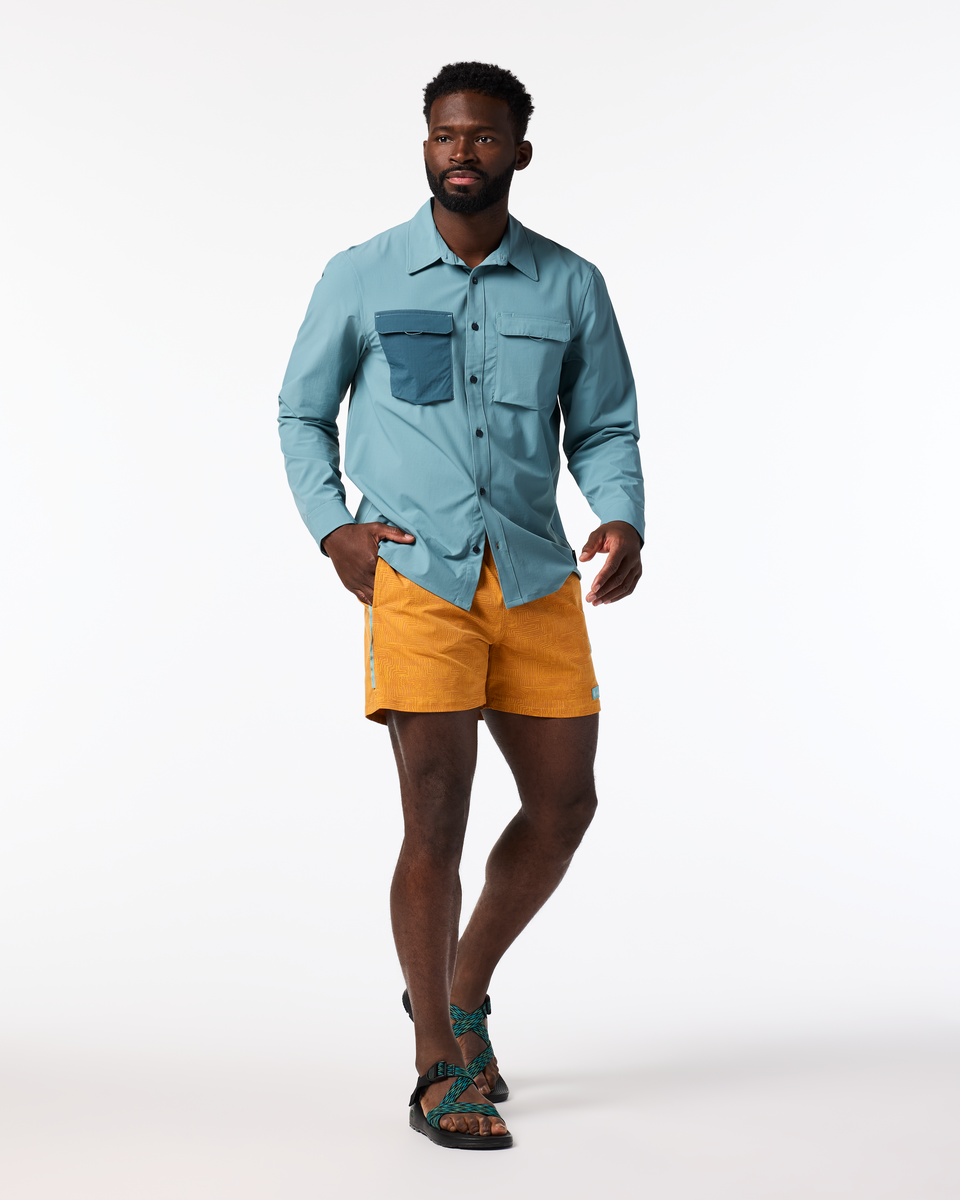 Brinco 5" Short - Print - Men's - Splash Azure - US 4719